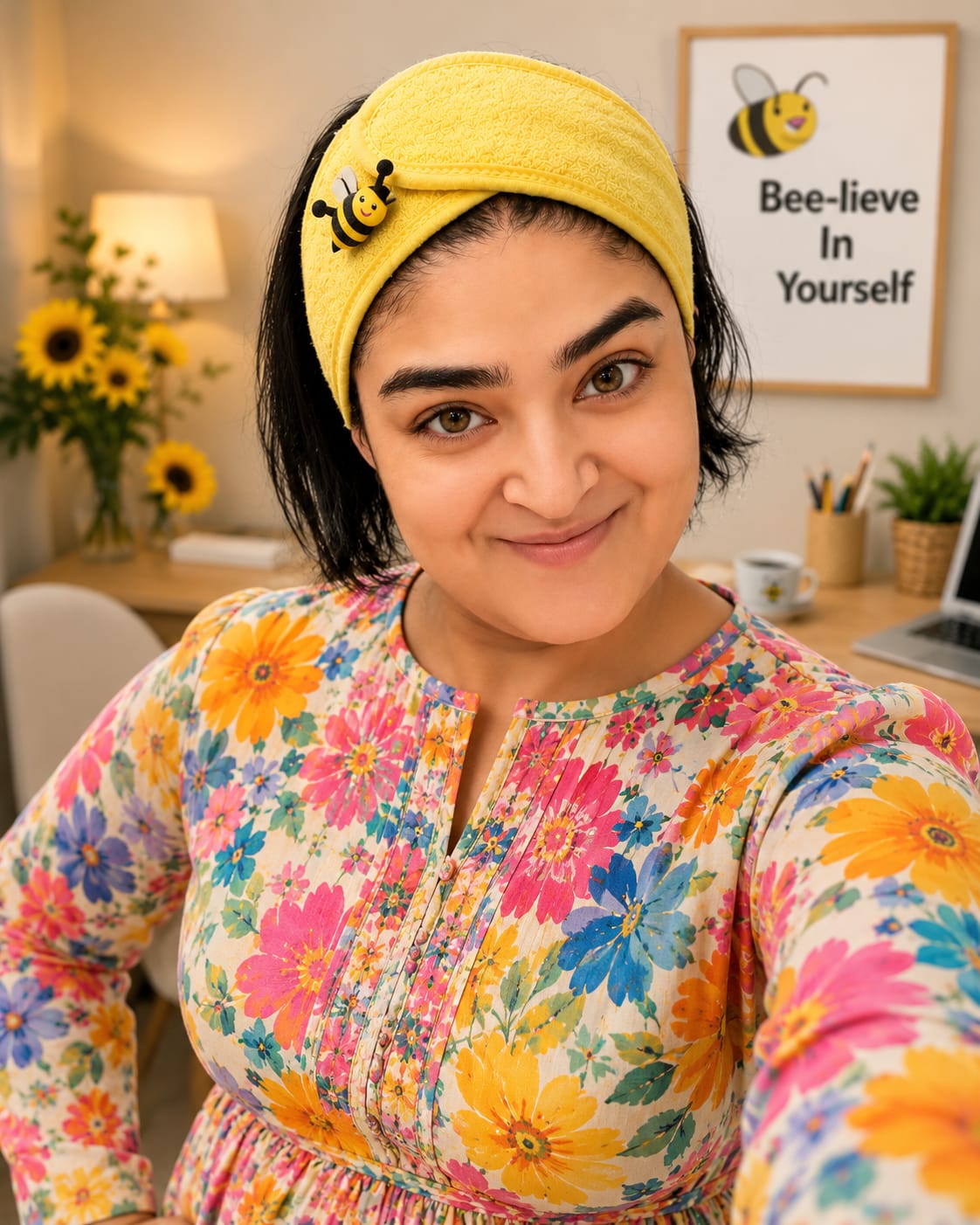 Bhavya Jha, smiling warmly